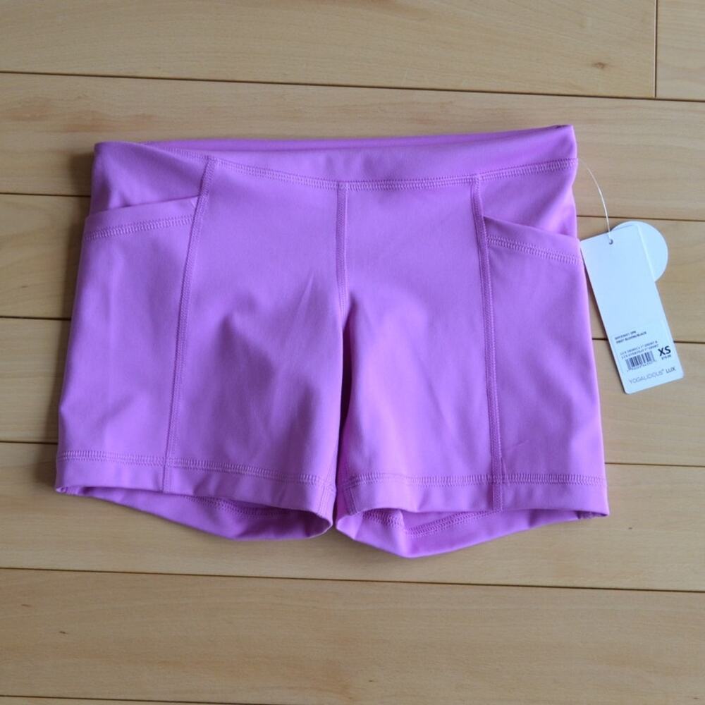 NWT Yogalicious 5" Spandex Workout Shorts Size XS